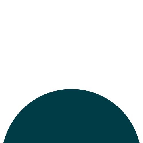 Half Dark Blue Circle